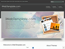 Tablet Screenshot of iwebtemplate.com